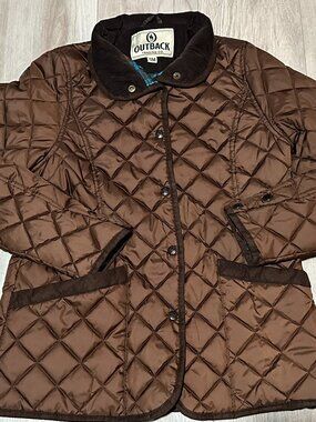 Outback Trading Company Women's Quilted Barn Jacket Size SM